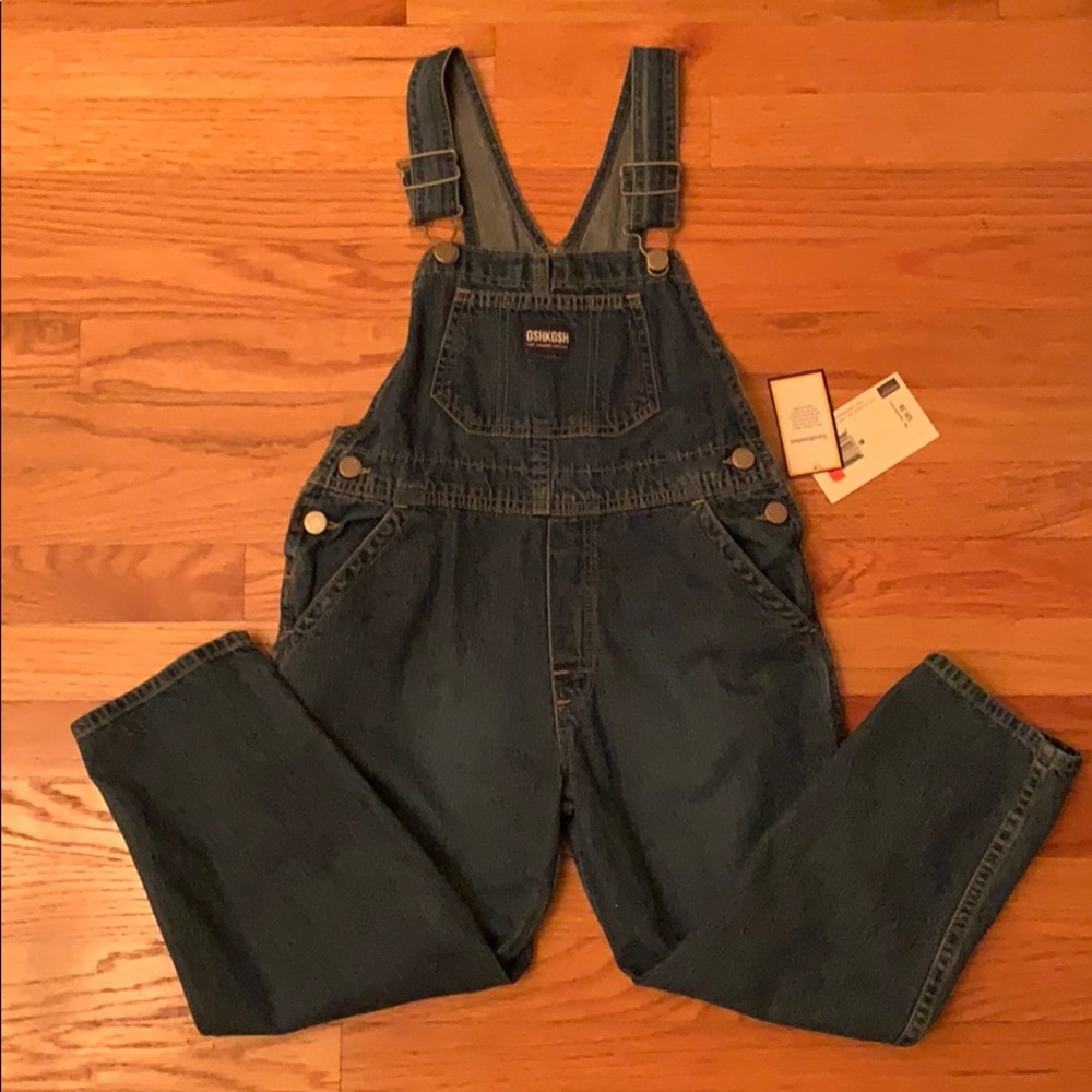 Oshkosh girls denim overalls, NWT, size 6